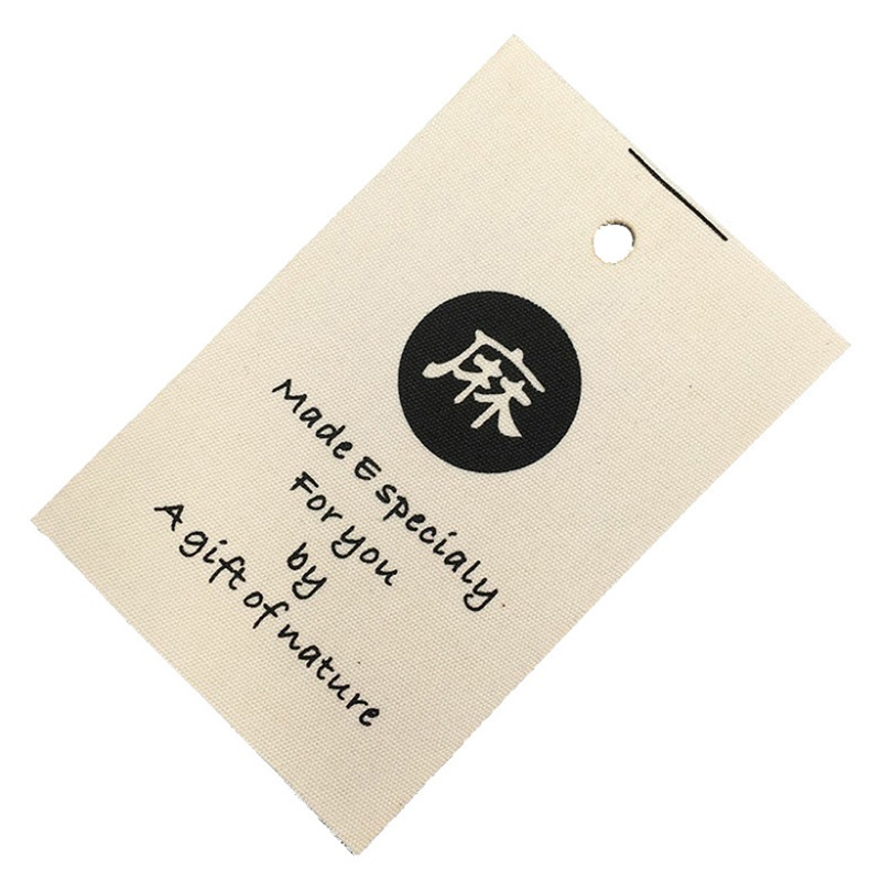NX038 Wholesale natural color custom printed twill herringbone cotton ribbon with logo