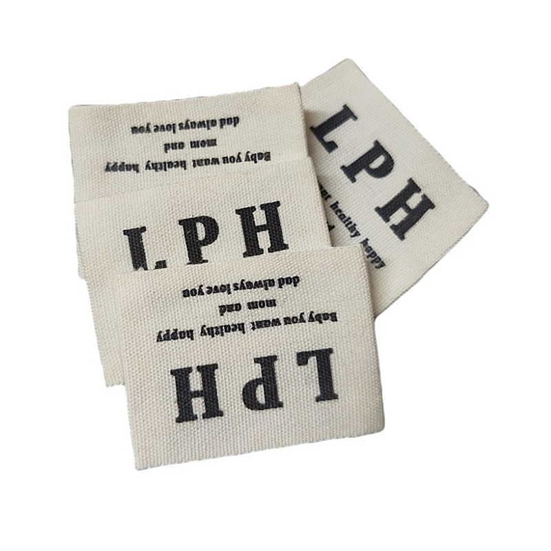 NX038 Wholesale natural color custom printed twill herringbone cotton ribbon with logo