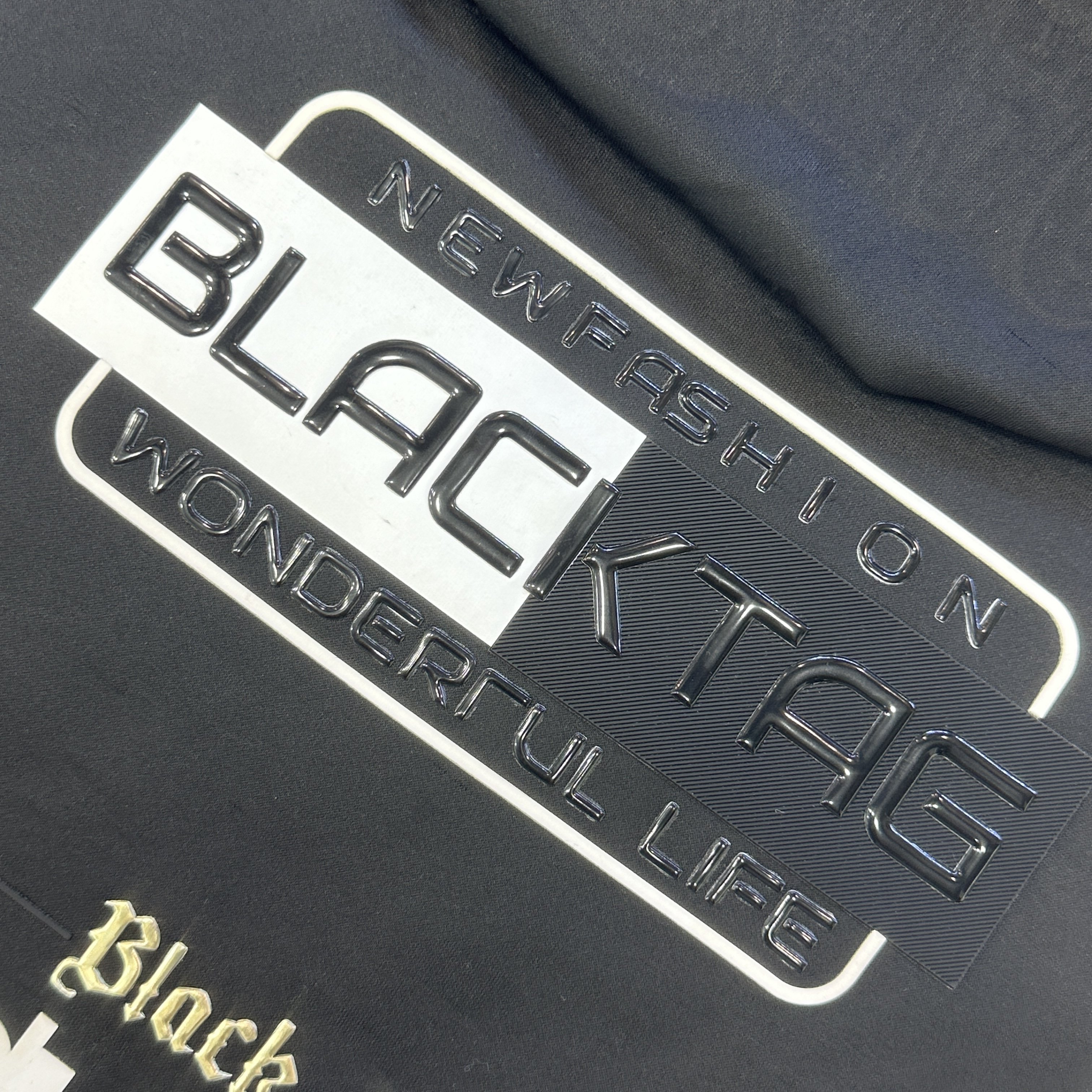 Custom 3D TPU Silicone Label Embossed Name Logo T-shirt Heat Transfer Heat Seal Label for Clothing Plating Garment Labels 300pcs