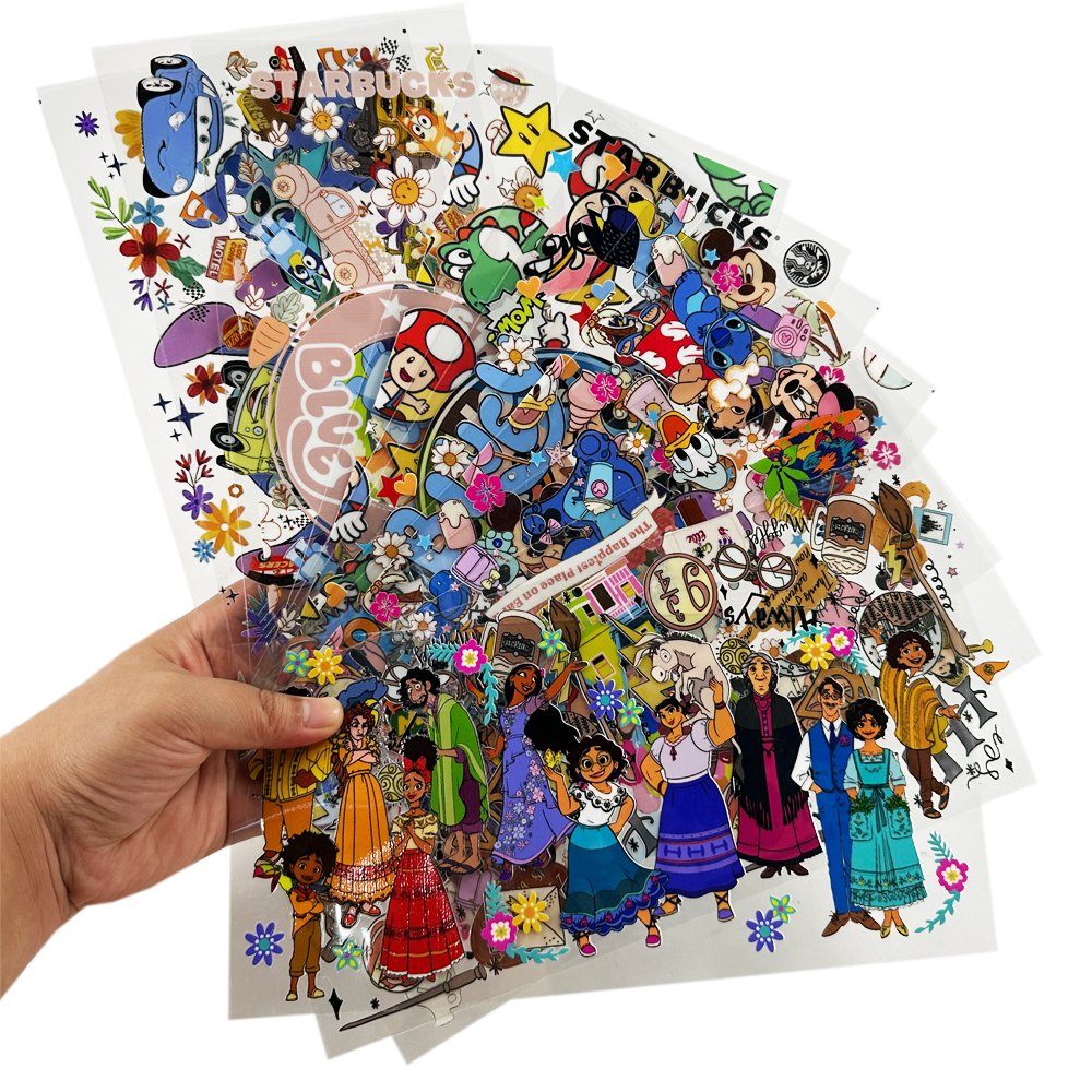 Korean Cartoon Fashion Patterns for Sublimation Printing Wash Transfer Print Fashionable & Stylish Product