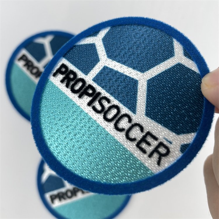 Iron On Custom Logo Fabric Heat Transfer Printing Flock Patches For Clothing