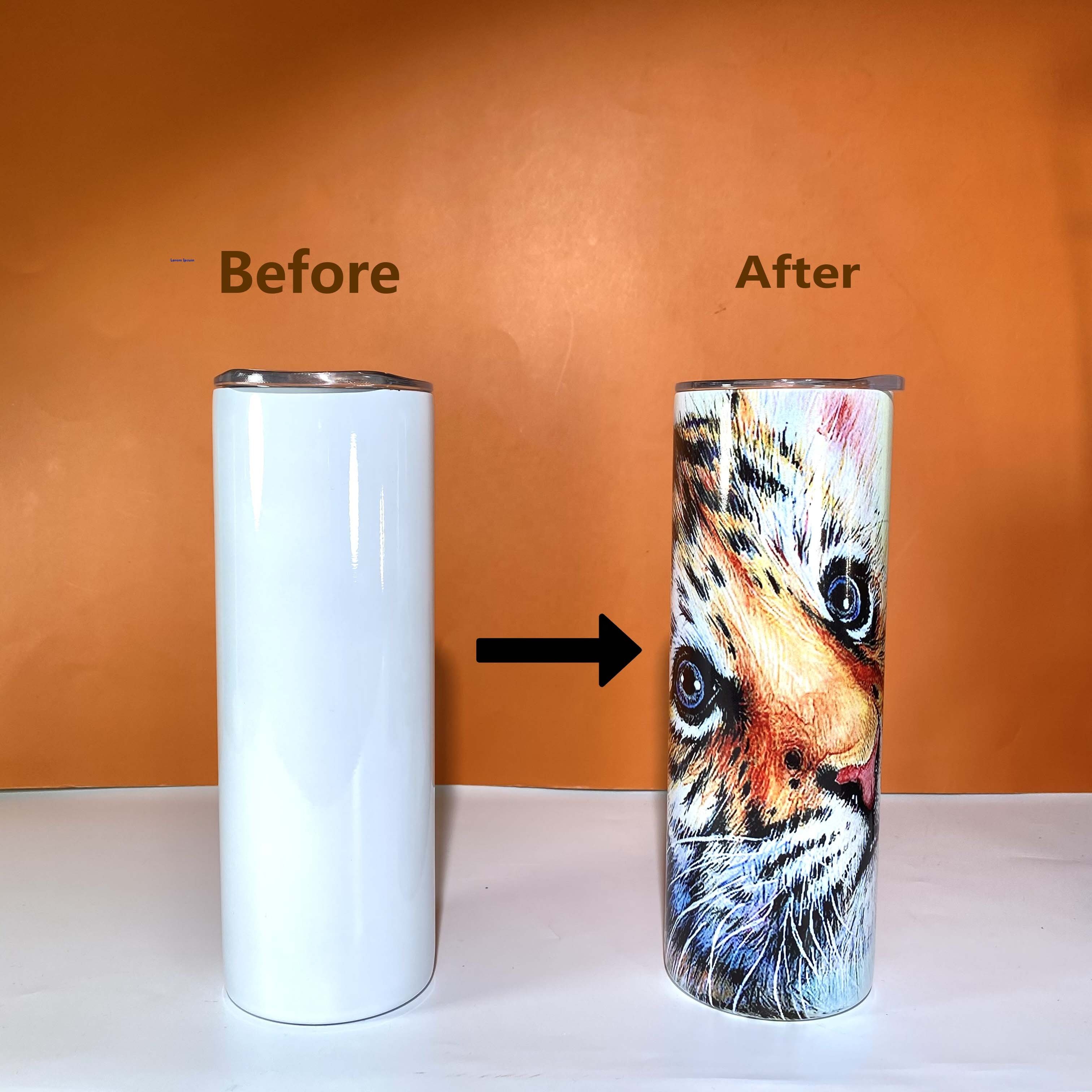 Sublimation Machine 20oz Straight Skinny Tumbler Digital Mug Heat Press Printing Sublimation Machine