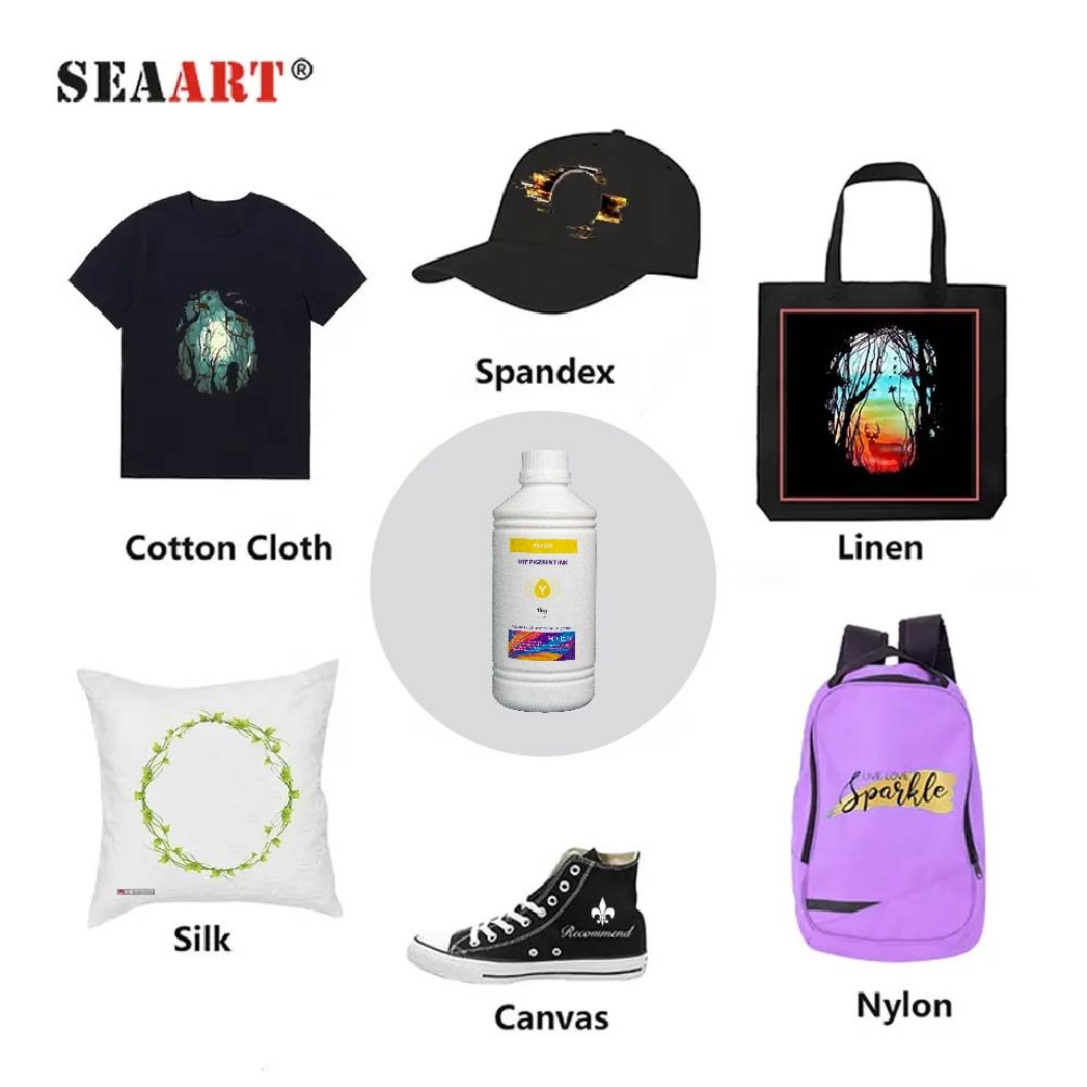 Factory Price Direct to Film White Ink CMYK Plastisol PIgment Digital Heat Transfer Printing DTF Ink For Epson Printers