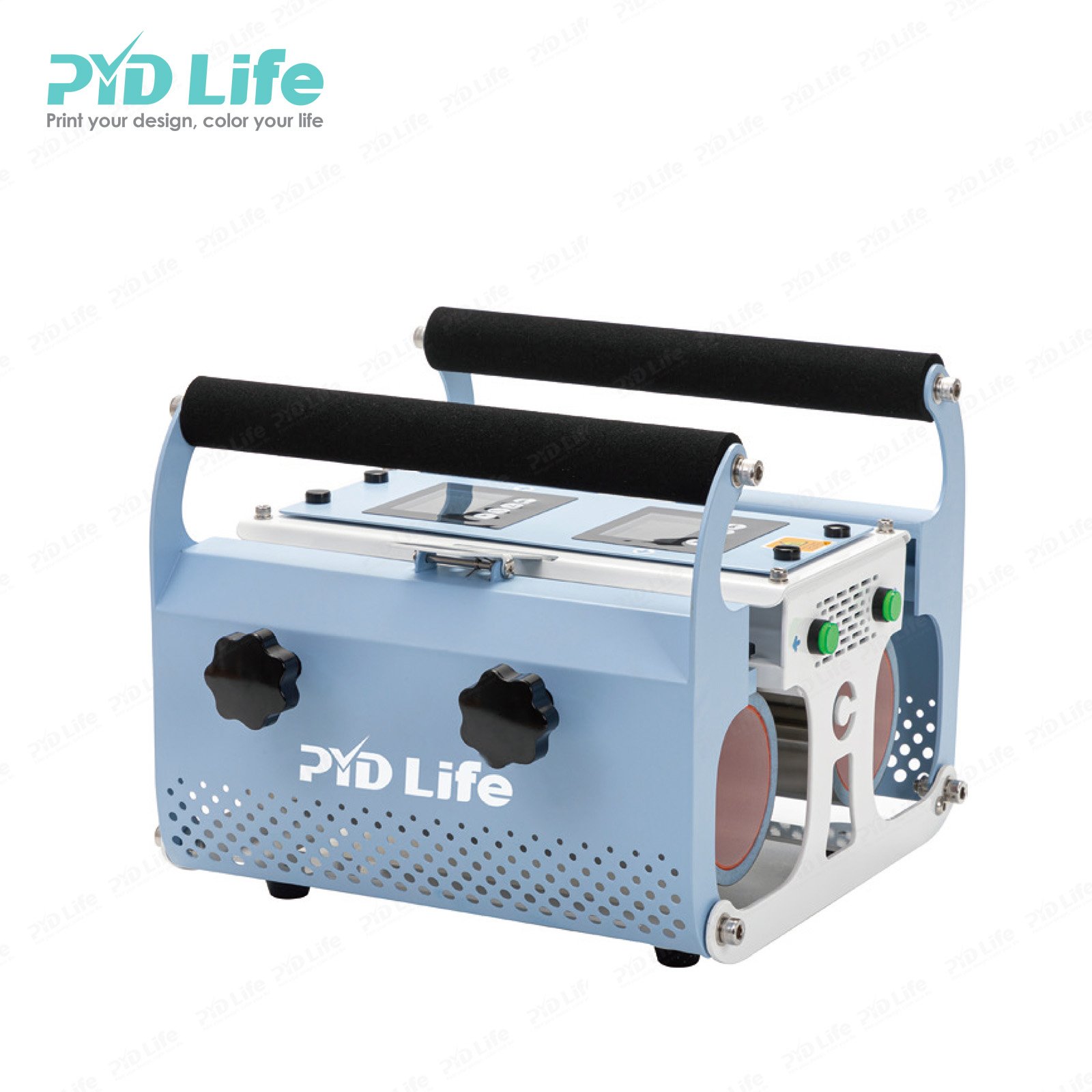 2025 PYD Life 30oz Double Station Dual Heat Press Machine Digital Sublimation Transfers Ready To Press For Mugs Cup Tumblers