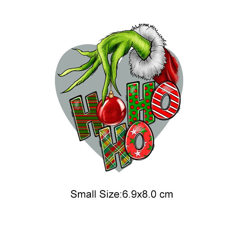 Custom Logo Heat Transfer Anime Stickers Heat Press T Shirt Stickers Transfer Printing for DIY Christmas Anime Costumes