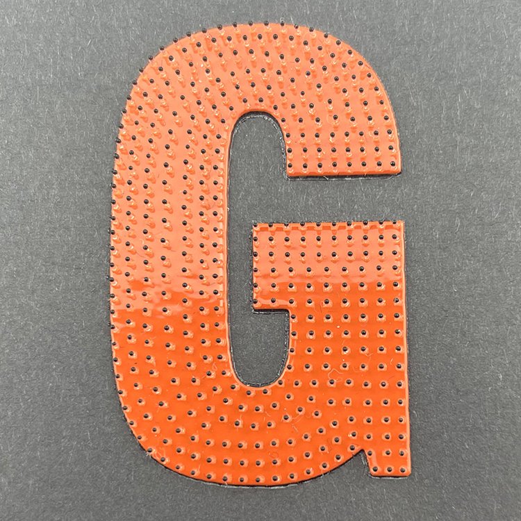 Consen 2024 Brand Name 3d Raised Effect Iron On Logo 3d Heat Transfer Printing