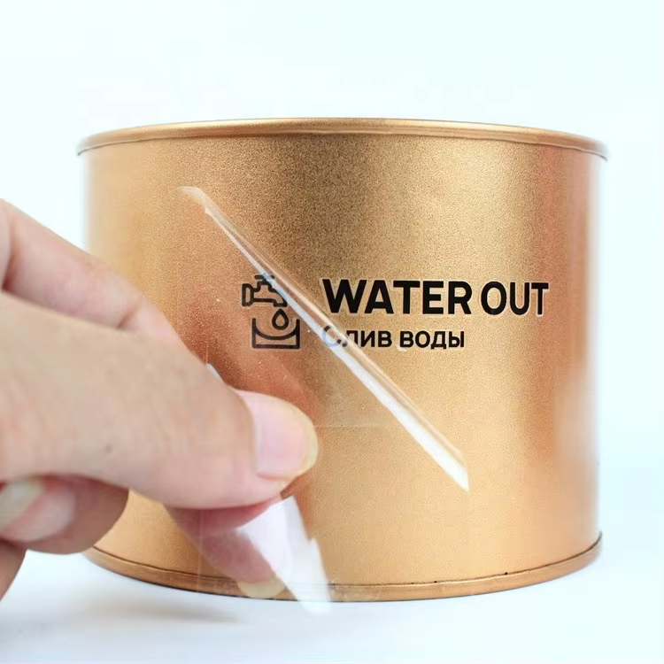 Transfer Printing Permanent Adhesive Packaging Label Stickers Waterproof Vinyl Custom Logo 3 D UV Transferring Sticker