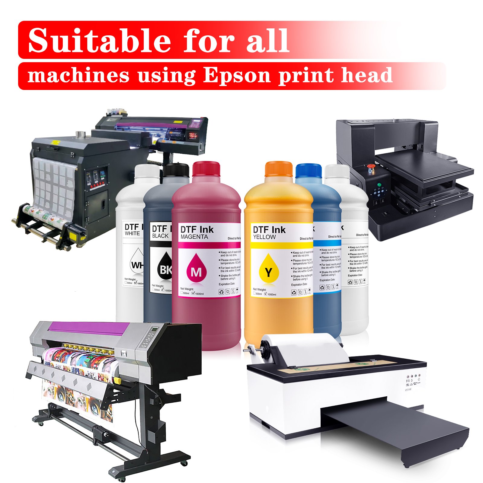 Supercolor High Quality Non Sediment Sedimentation White Cmyk I Transfer DTF Ink For Epson Ultra Biolet I3200 Safety Data Sheet