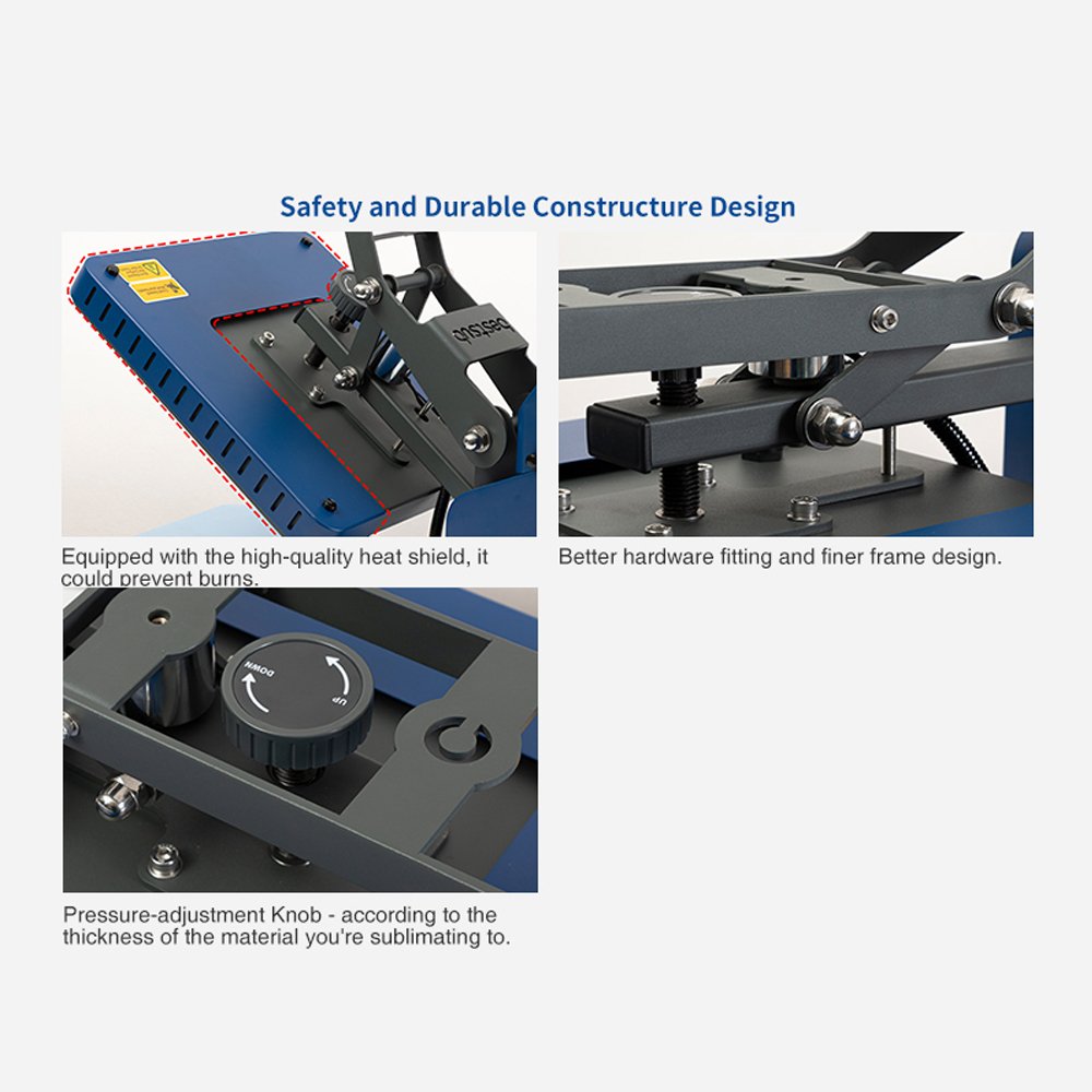 BestSub Wholesale 16x24 16x20 15x15 Sublimation Slide Out Drawer Flat T shirt Printing DTF Printing Heat Press Transfer Machine