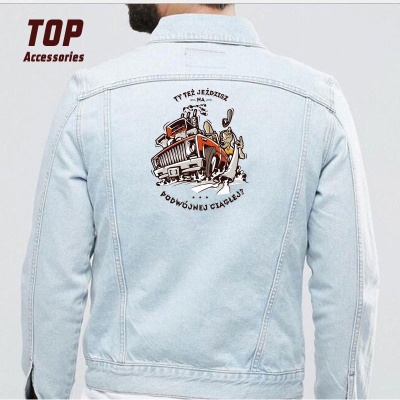 Customized Cartoon Car Heat Transfer Logo Sticker DTF Printing Service DIY Clothing Luggage Print T-shirt Heat Garment Labels