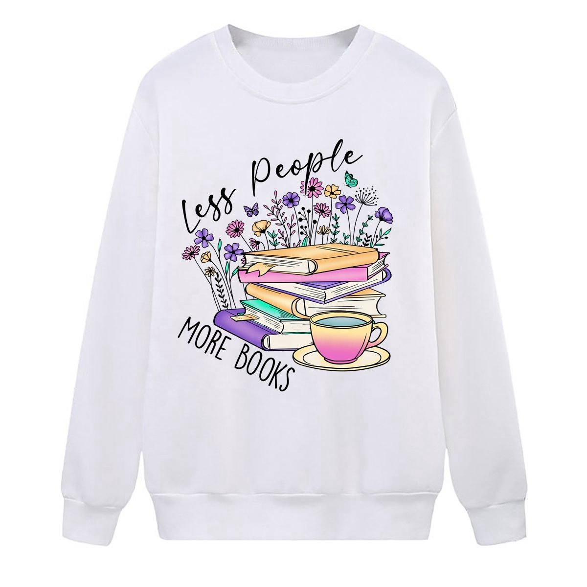 New Reading Books Iron On DTF Print Heat Transfer Vinyl Stickers Books Lover DTF Transfer Designs for T Shirts