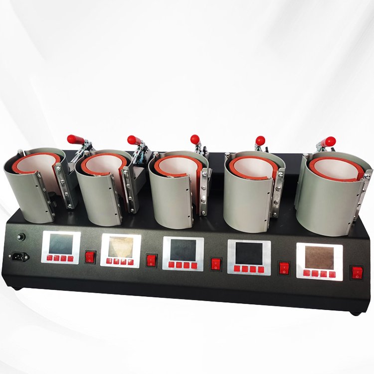 New Arrivals 5 In 1 110Z Mug Cup Sublimation Press Heat Transfer Printing Machine