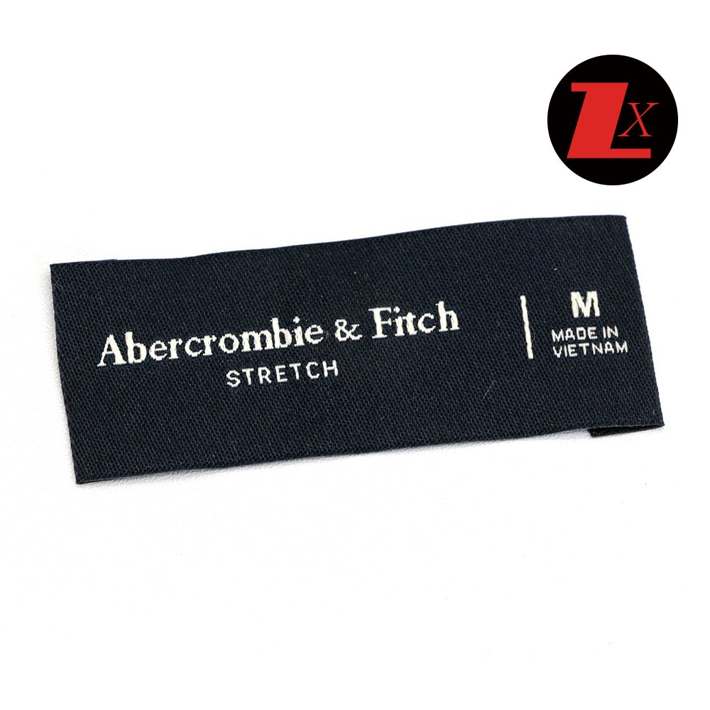 Cotton cloth woven label damask woven logo Supplier Custom Private clothing labels custom printed product label