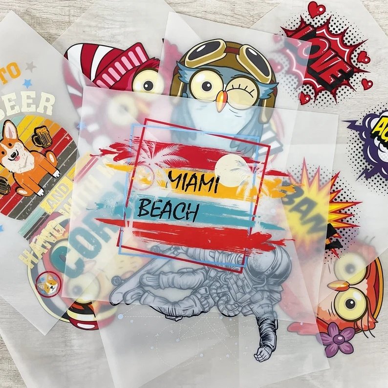best printable korea quality heat transfer vinyl heat transfer label screen printing t-shirt heat transfer stickers customized