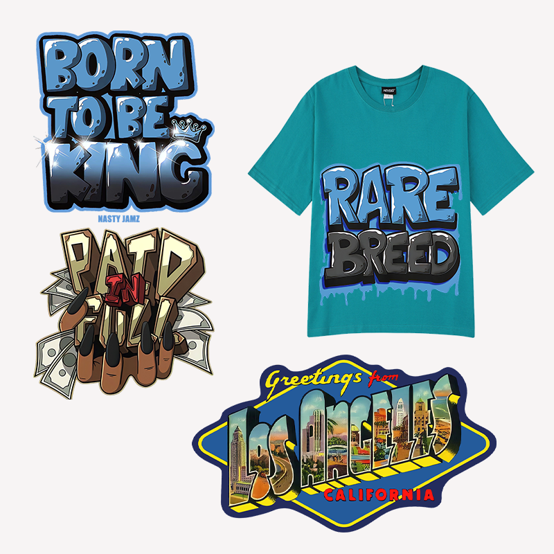Wholesale heat transfer vinyl design Mickey print custom for T-shirts