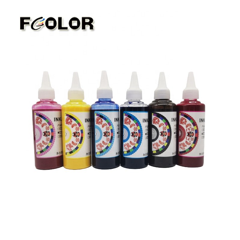 Fcolor 100ML 1L Dark Black Sublimation Ink for Epson Eco Tank L1300 L3110 L3210 L3150 L4150 Printer