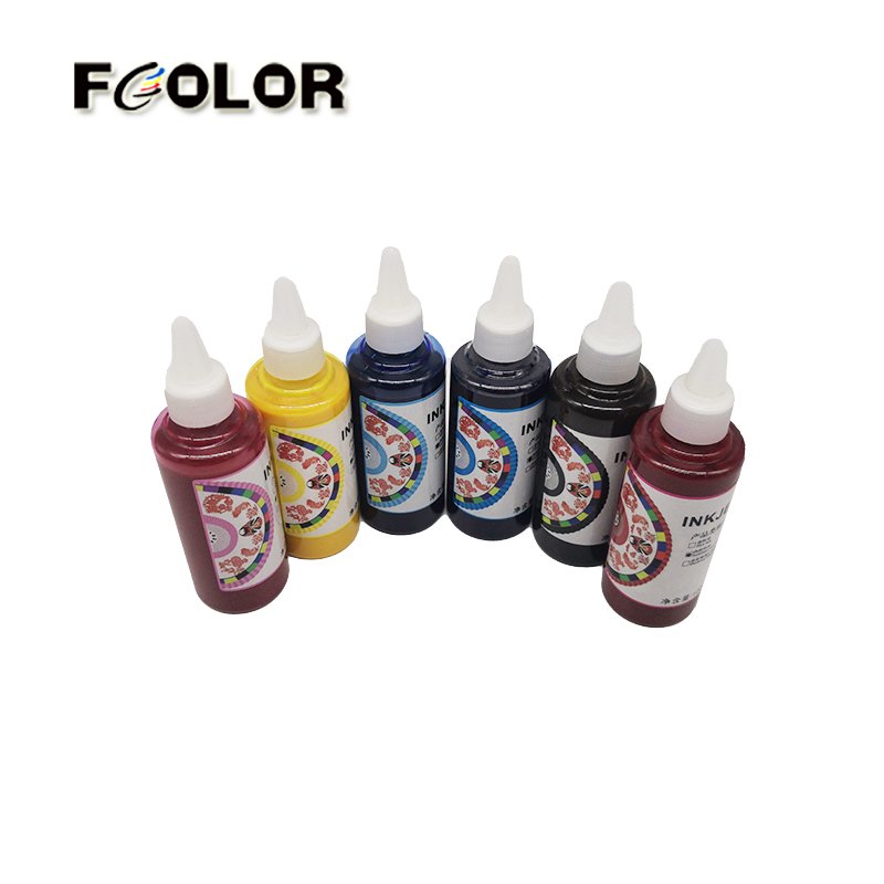 Fcolor 100ML 1L Dark Black Sublimation Ink for Epson Eco Tank L1300 L3110 L3210 L3150 L4150 Printer
