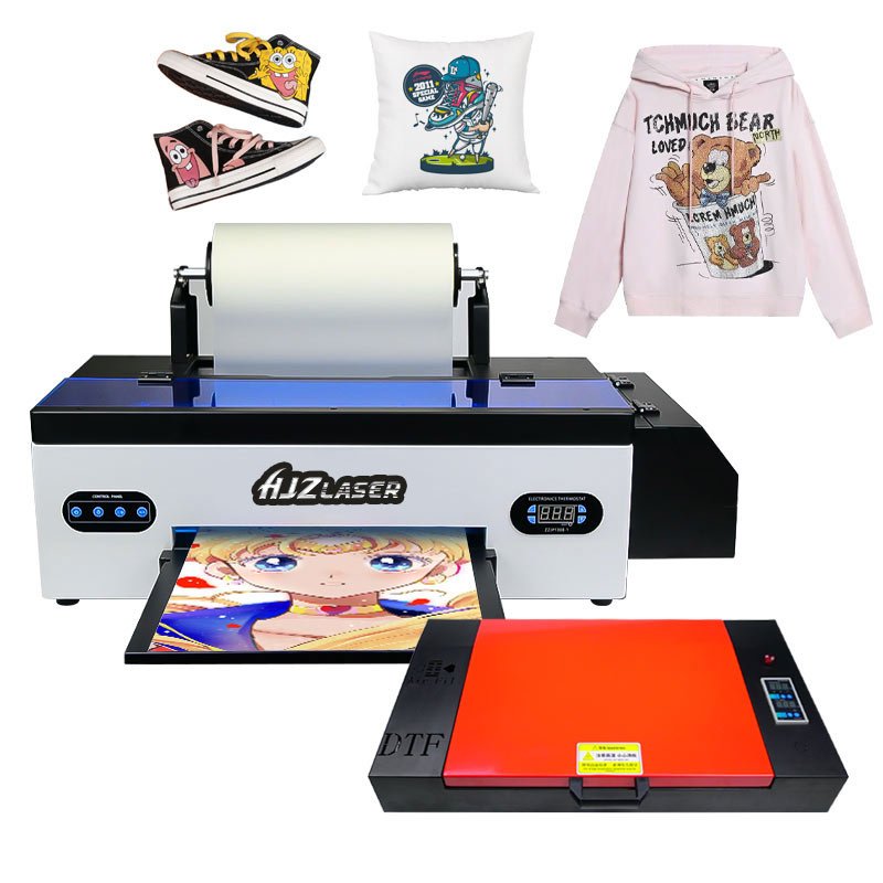 automatic desktop direct to Transfer Pet film impresora t-shirt textile small A3 30cm Dual XP600 dtf Inkjet printer for T-shirt