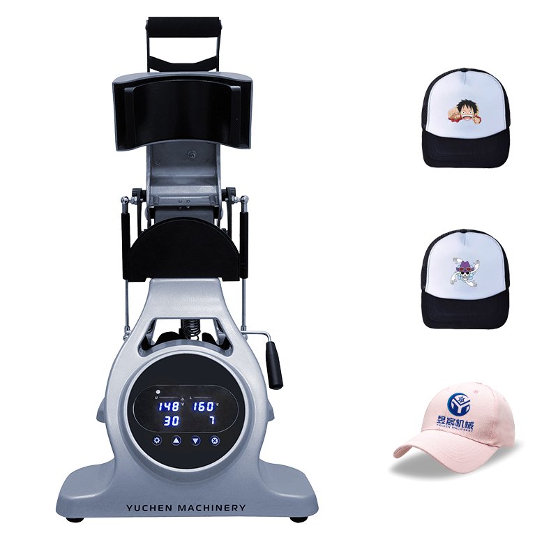 Semi-auto Dual Heat Platens Hat Press Cap Heat Press Machine