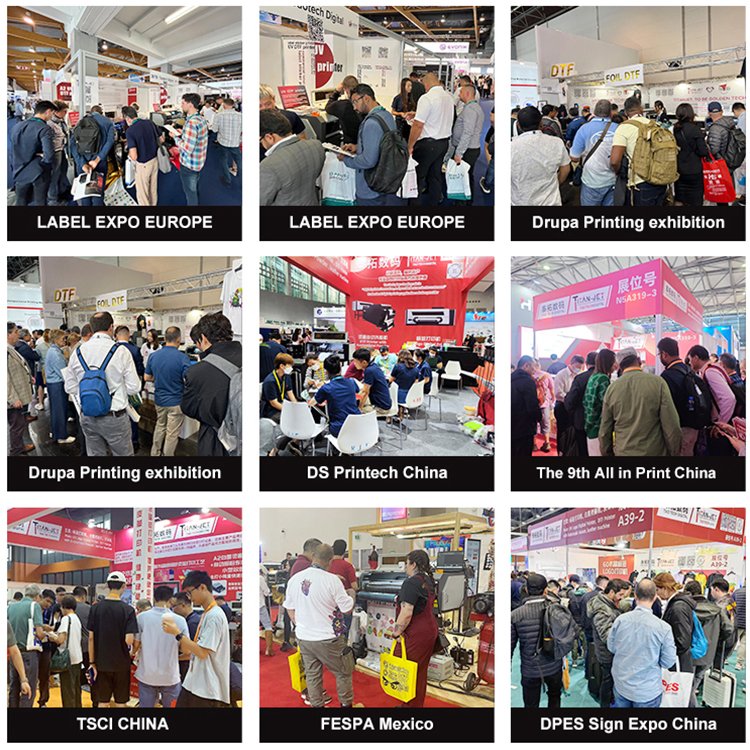Digital T Shirt Textile Printing Machine DTF Printer With four i3200 Print Heads