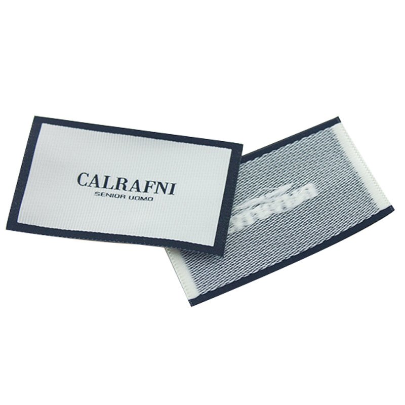 Custom Brand Clothes Clothing Tag Heat Press Transfer Sticker Neck Size Printing Logo Iron Garment Clothing Label