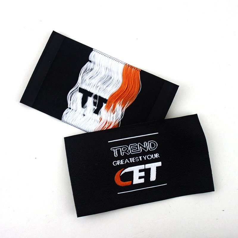 Custom Brand Clothes Clothing Tag Heat Press Transfer Sticker Neck Size Printing Logo Iron Garment Clothing Label