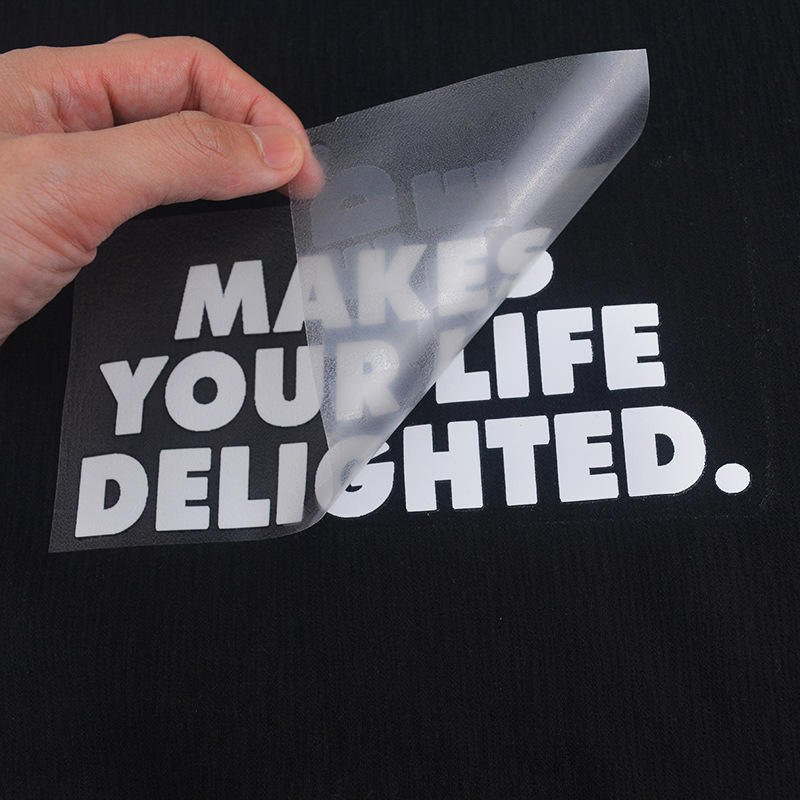 High-quality Label Neck Tags Transparent Garment Shoes Bag Accessories Custom Color Heat Transfer Printing Stickers For Clothes