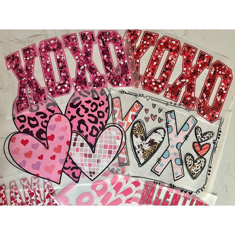 custom dtf transfer print sequin iron on patch fashion customized colorful iron on transfer print sequin appliques on t-shirt