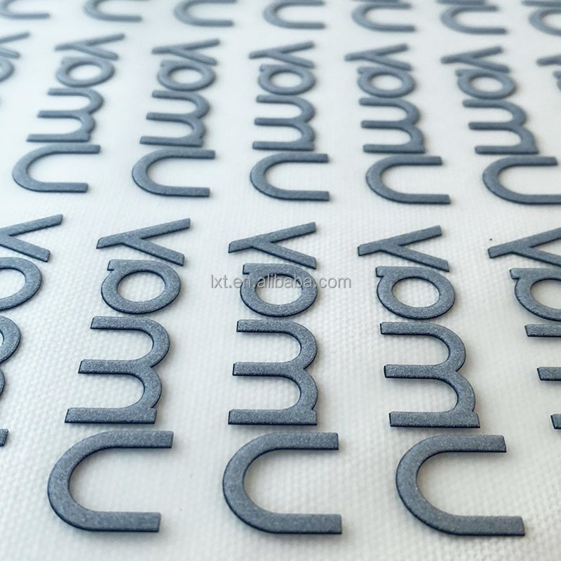 2024 Bestseller Customized 3D Screen Printed Thick Plate Silicone Heat Transfer Patch for Clothing