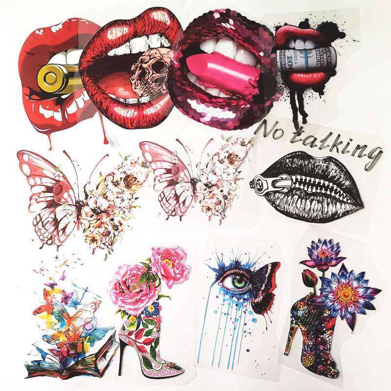 Butterfly Custom Dtf Transfers Heat Transfer Designs Ready To Press Logo Film Iron On Sticker Heat Transfer Prints On Garments