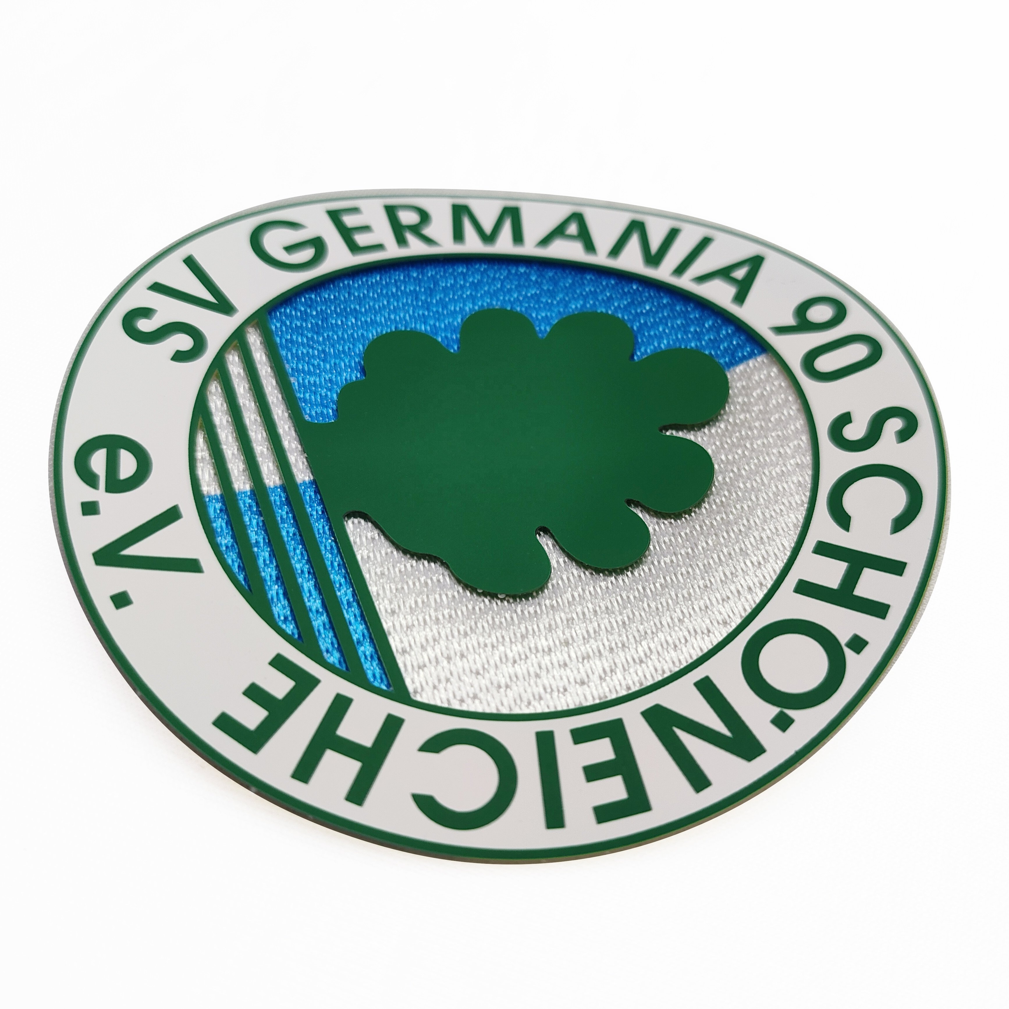 Screen printing Silicone Labels Wholesale Custom Soccer Team Club Logo Silicone Heat Transfer Printing Patches garment labels