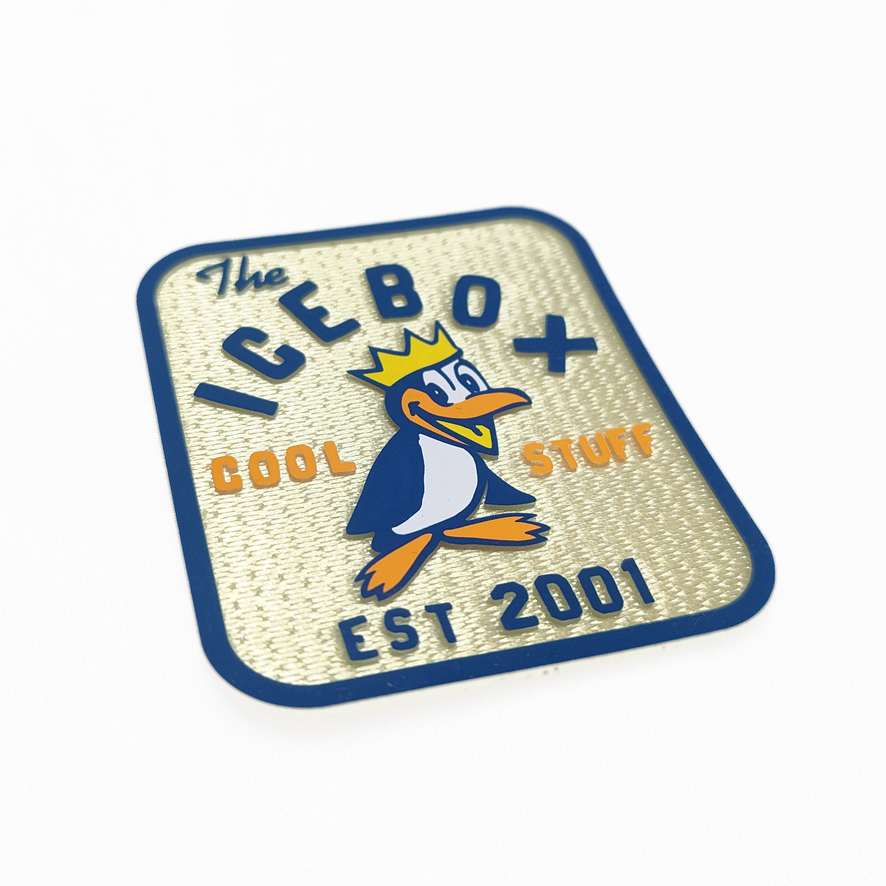 Screen printing Silicone Labels Wholesale Custom Soccer Team Club Logo Silicone Heat Transfer Printing Patches garment labels