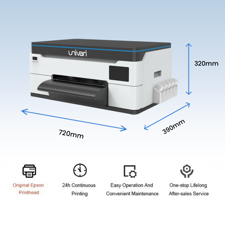 Fast Shipping 13inch Dtf Printer Any Fabric Printing dual xp600 l1800 A3 Dtf Printer Printing Machine 30cm with Oven