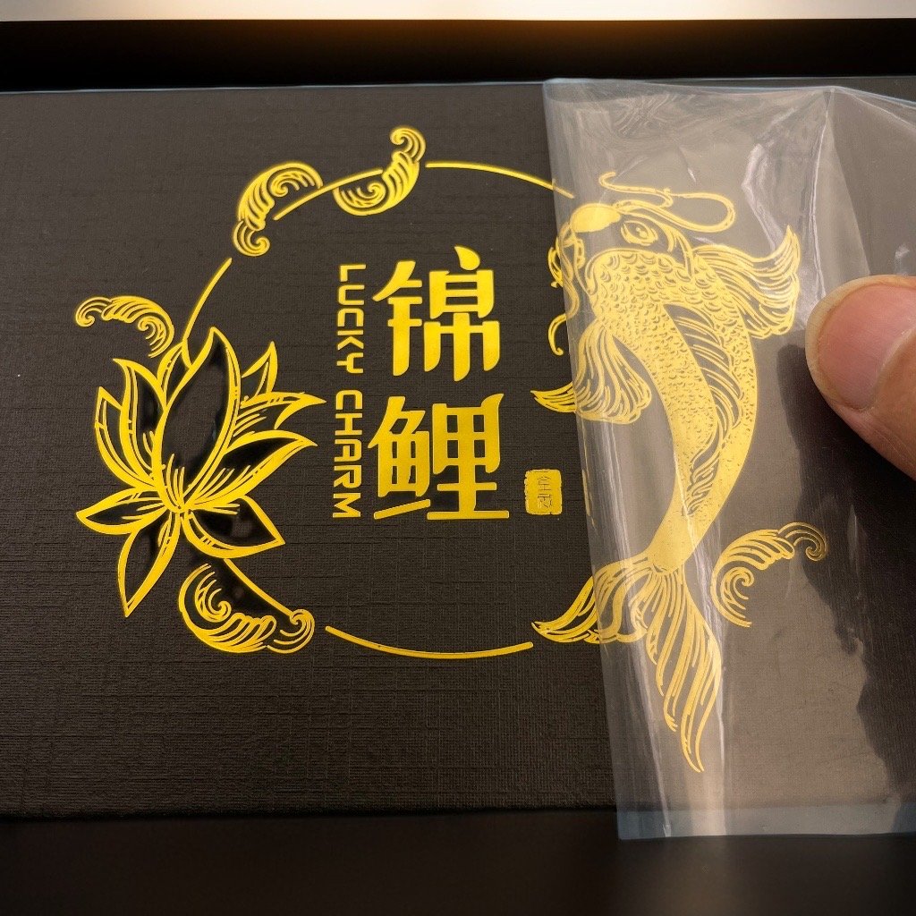Customized Logo 3D Metal Label Washable Transfer Printing Sticker with Tear Film for Gift Box and Metal Label Packaging