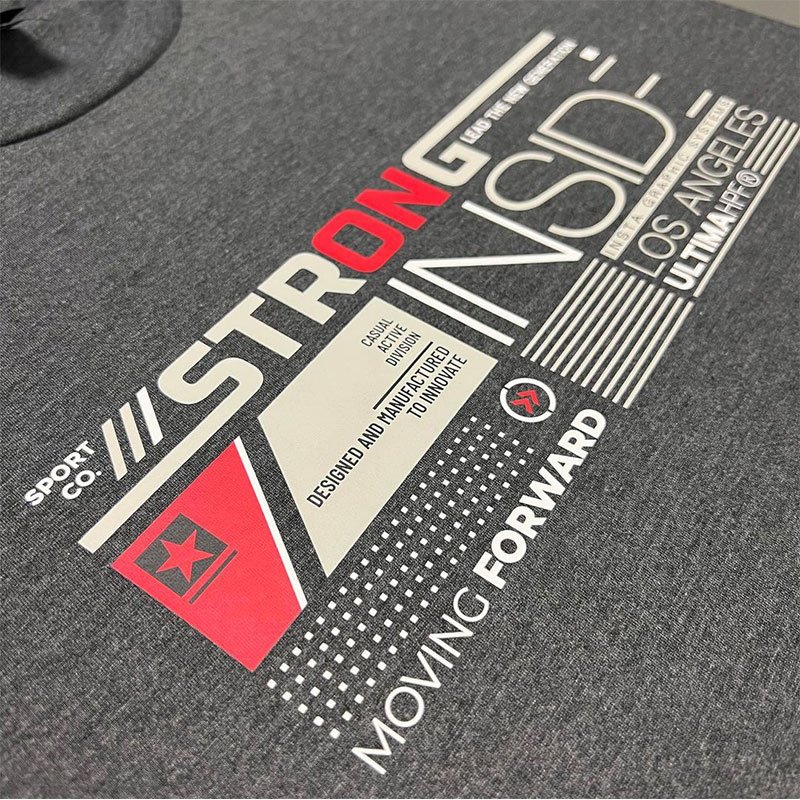 OEM vinyl film designs press sticker dtf heat transfer logo iron on label dtf printed sticker for t-shirts heat transfers