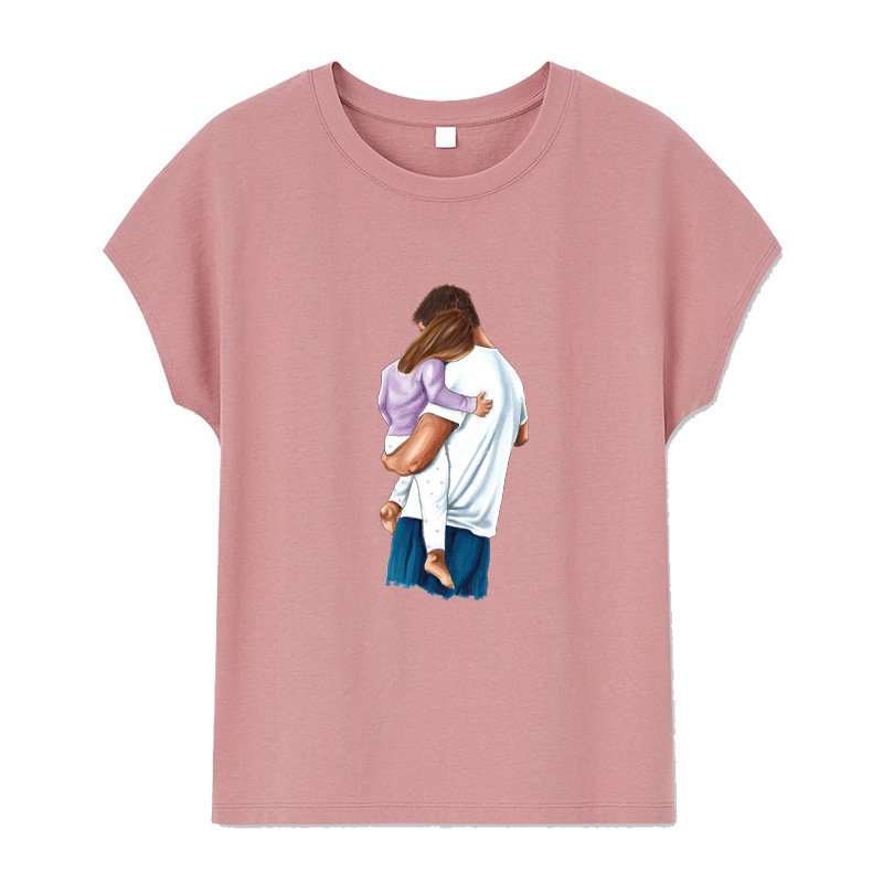 2023 Custom Happy Fathers Day Design Heat Transfer Dad Devoted Heat Transfer Printing for T-Shirt