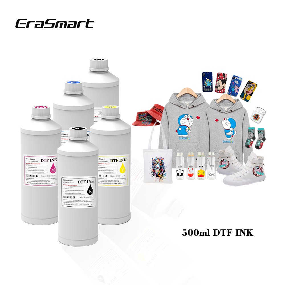 Erasmart DTF White Ink DTF Ciss Ink System L1800 DTF Ink For CMYKW Color