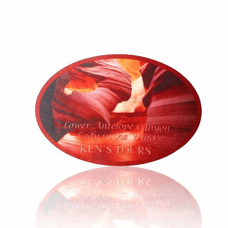 Iron on Laser Cut Custom Own Name Logo Sublimation Heat Transfer Printing Labels for Apparel