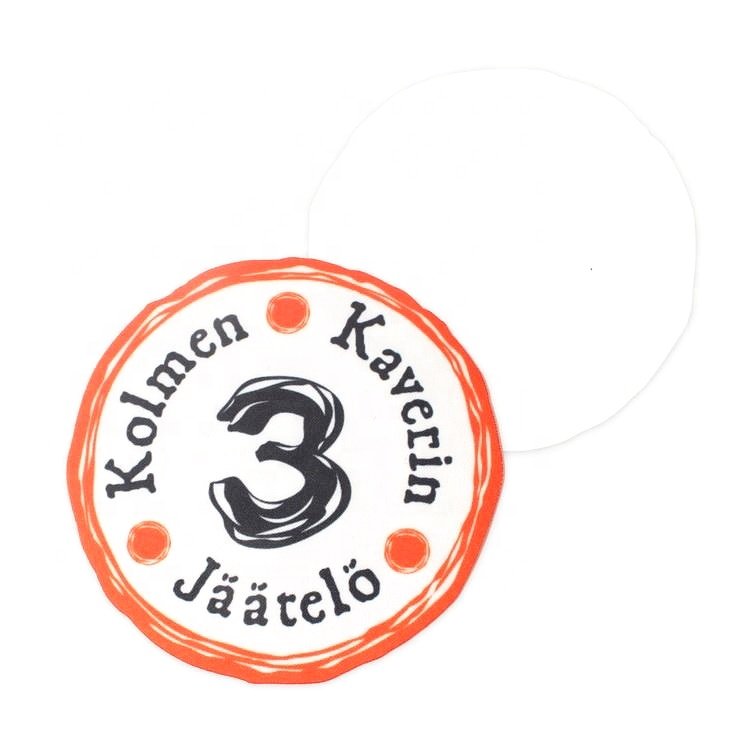 Iron on Laser Cut Custom Own Name Logo Sublimation Heat Transfer Printing Labels for Apparel