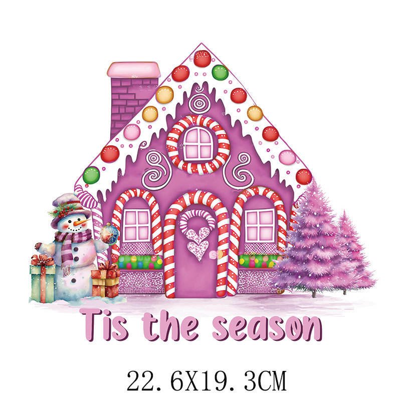 White Beard Christmas Elf iron on transfer for clothing dtf transfers ready to press Heat Transfer Printing