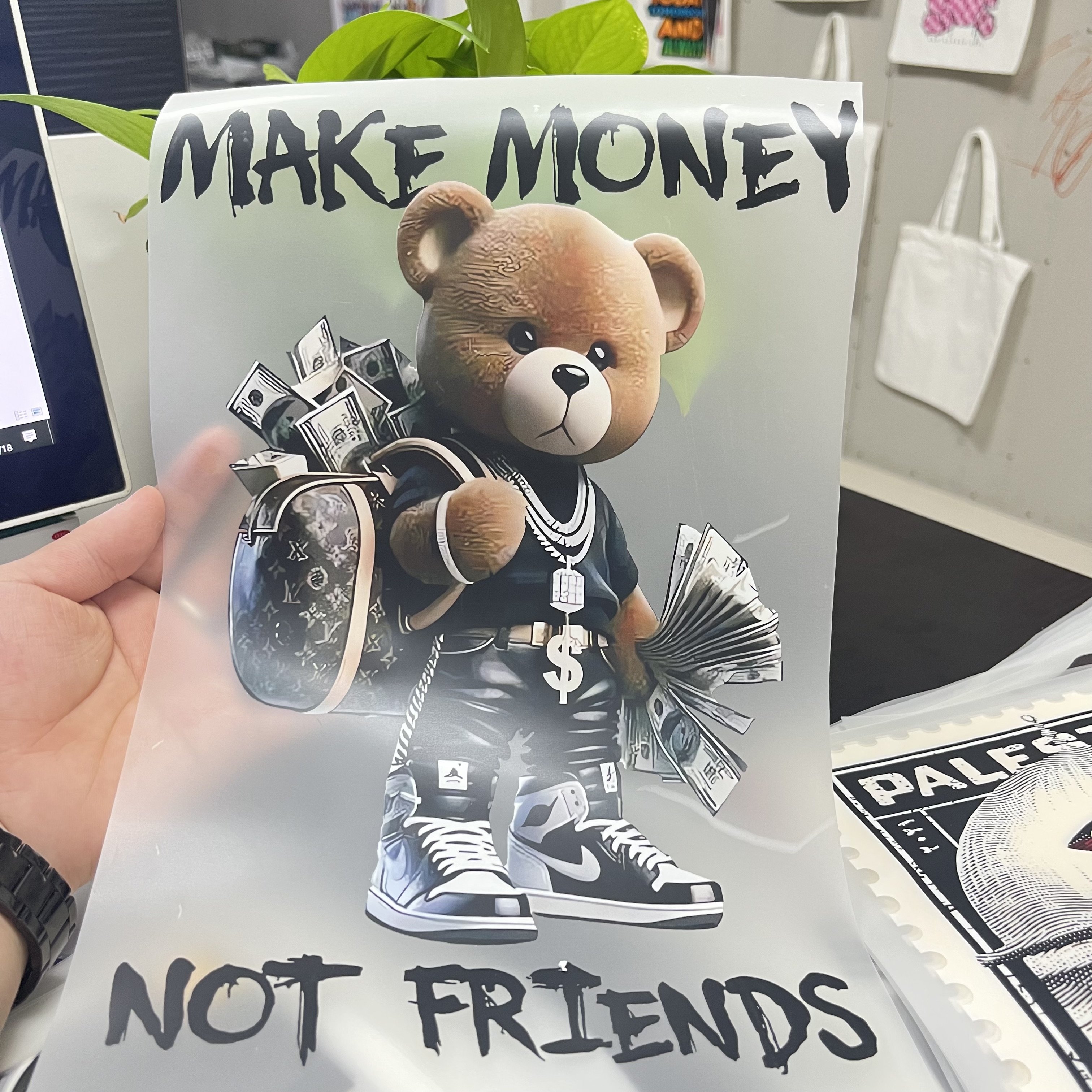 wholesale Dtf Transfers plastisol heat transfer custom screen print transfers heat press logo print for clothing
