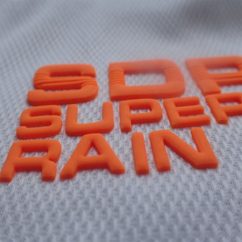Custom 3D Stereoscopic Silicone Printing Thermal Transfer Label Using Clothing Rubber Transfer Printing Label For Heat Transfer