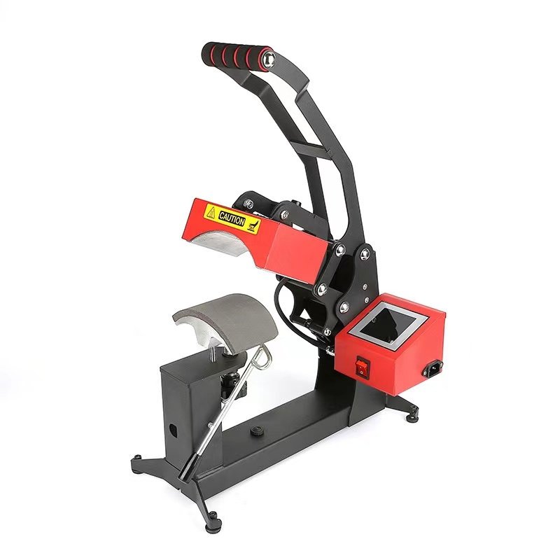 High Efficiency 2in1 Electric Flatbed Press Machine Heat Transfer Printing Hats T-Shirts Paper Labels Garment Printing Shops