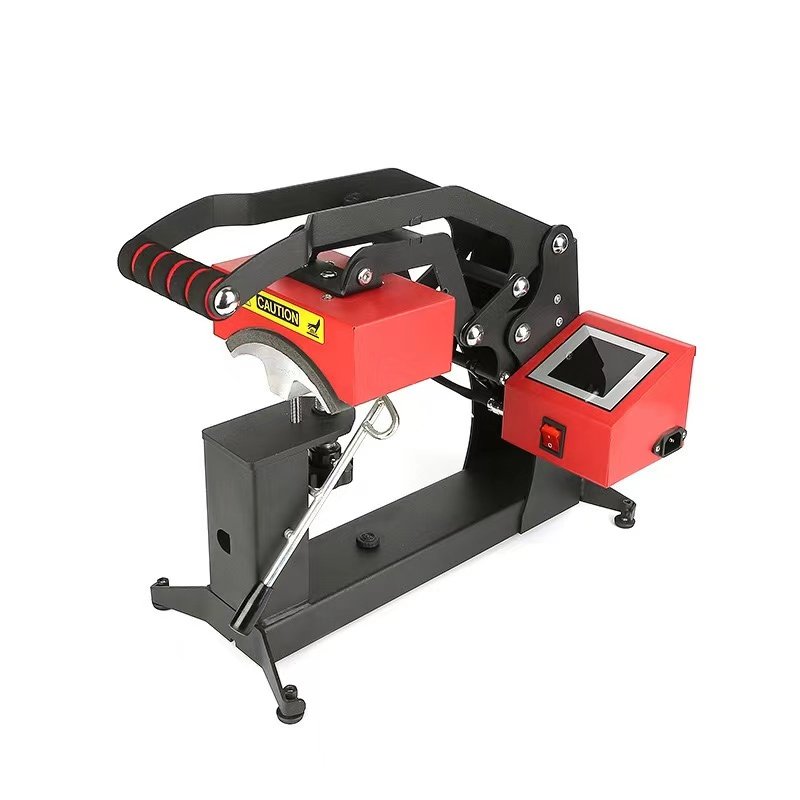 High Efficiency 2in1 Electric Flatbed Press Machine Heat Transfer Printing Hats T-Shirts Paper Labels Garment Printing Shops