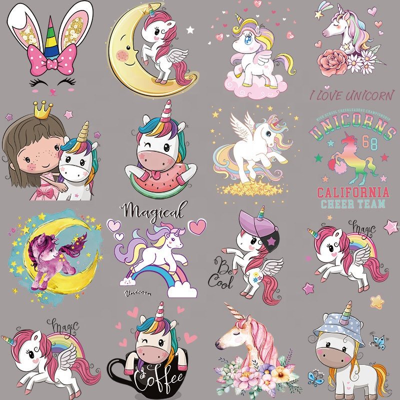 Customized DIY cartoon pattern transfer printing sticker printing service for your products