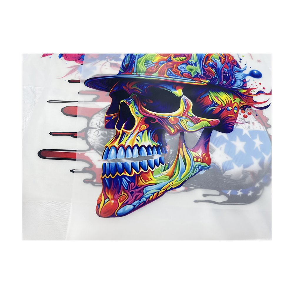 High Quality Wholesale Cartoon Cool Bear Dtf Heat Transfer Design T-Shirt Press Cotton Fabric Clothing