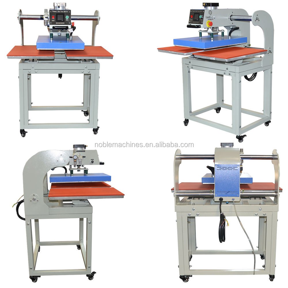 Pneumatic Garment Heat Press Machines Sublimation Double Stations T-shirt Printing Press Machine