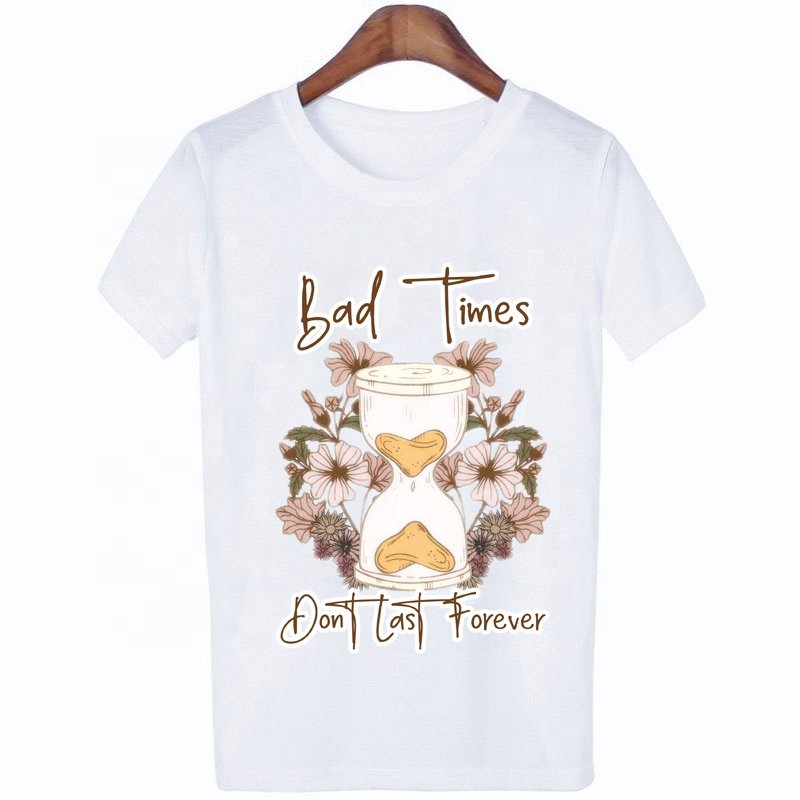 High Quality Dtf Heat Transfer Stickers For T-Shirts Garments Flowers Custom Dtf Transfer Print For Girls Flowers