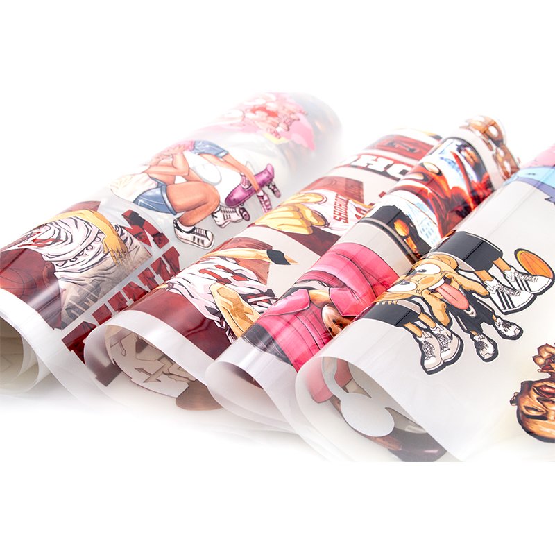 Ready To Press Heat Transfer Designs Parent-child pattern paper plastisol logo sticker Screen Print Transfer Vinyl for garment
