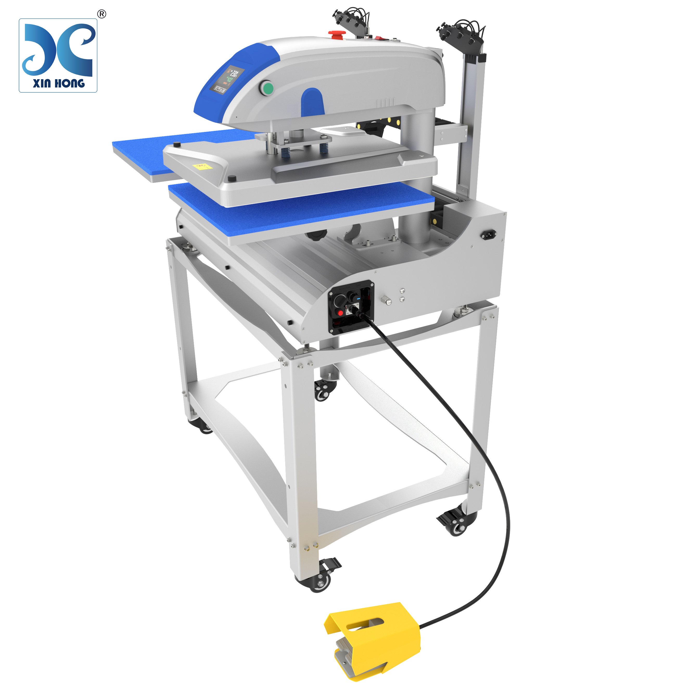 16x20 b22n Electric Automatic T shirt Double Station Heat Transfer Logo Heat Press Machine
